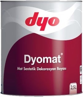 DYO DYOMAT Mat Dekorasyon Boyası (1. Grup) 0,75 L