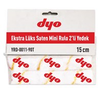 DYO Extra Lüks Saten Mini Rulo 15 cm (2'li Yedek)